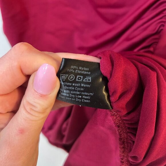 Eva Alexander London Fuchsia maternity Bodycon Mini Dress Women’s Size XS - Picture 3 of 6